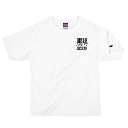 "NFTs Are Dead" Champion Tee